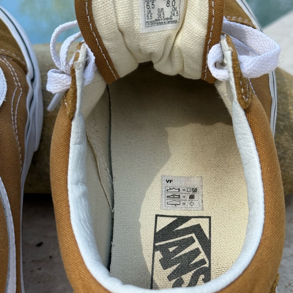 Vans Women's Brown Suede Sneakers - Picture 6 of 8